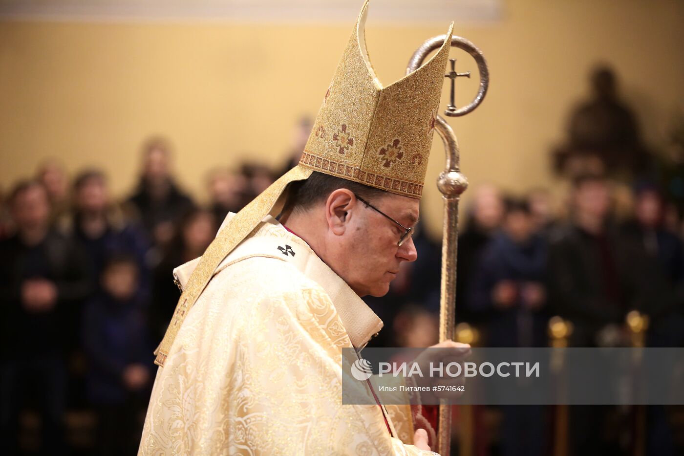 Празднование католического Рождества в Москве