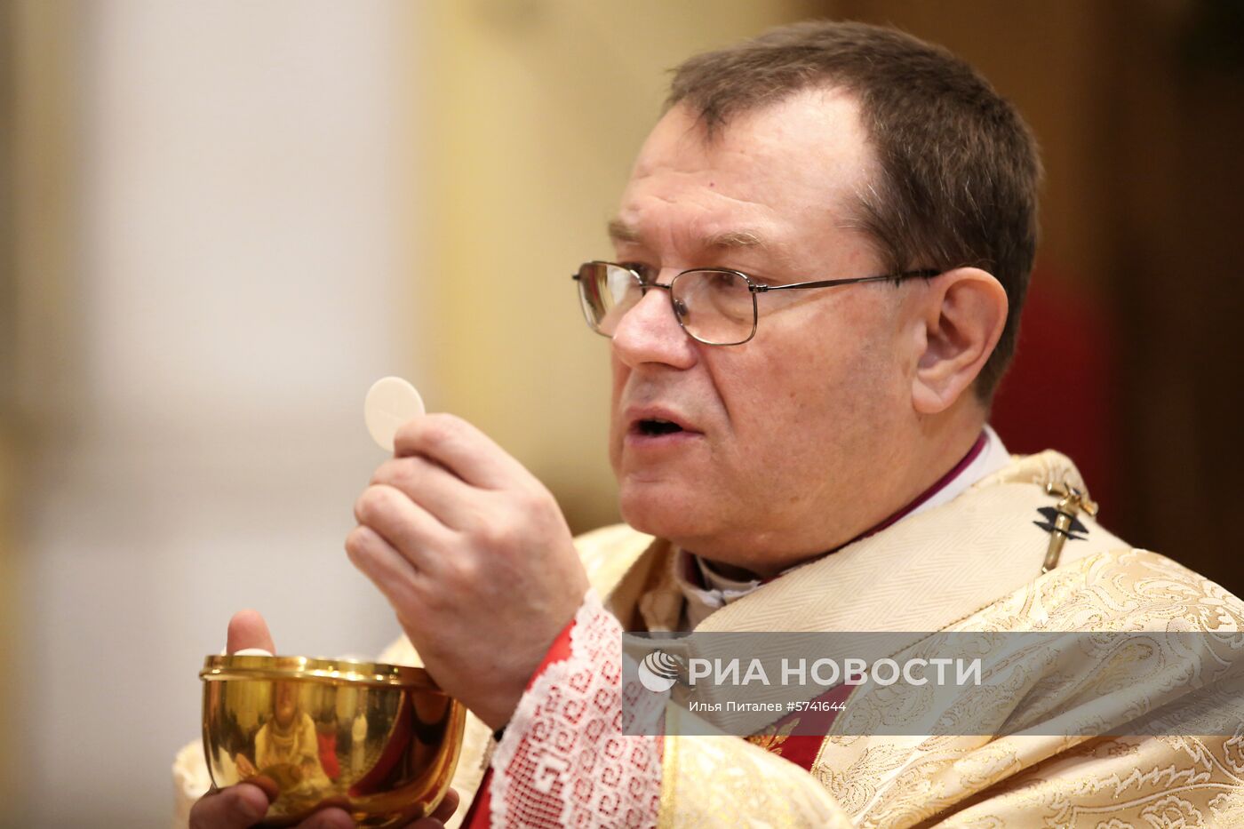 Празднование католического Рождества в Москве