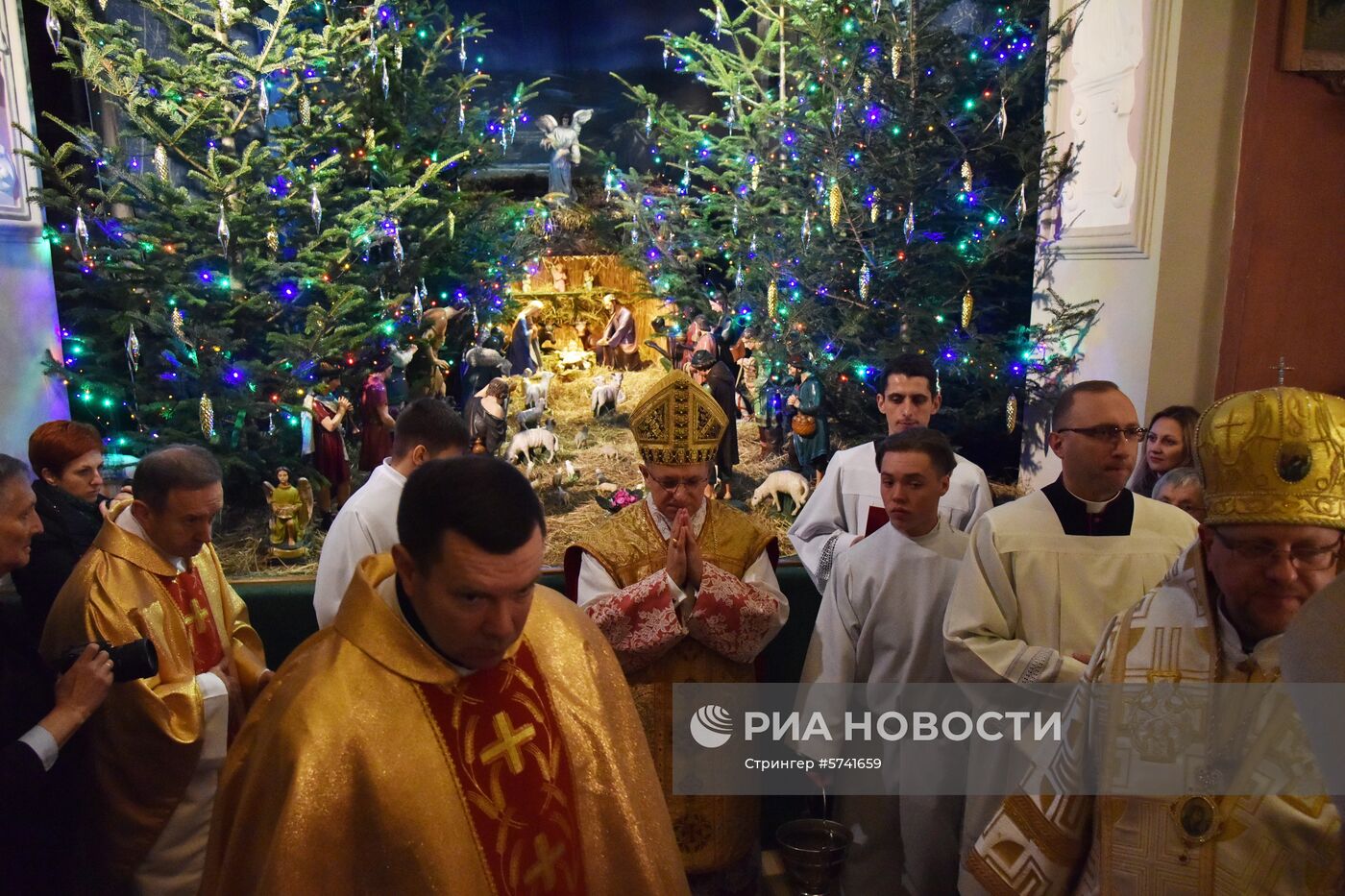 Празднование католического Рождества на Украине