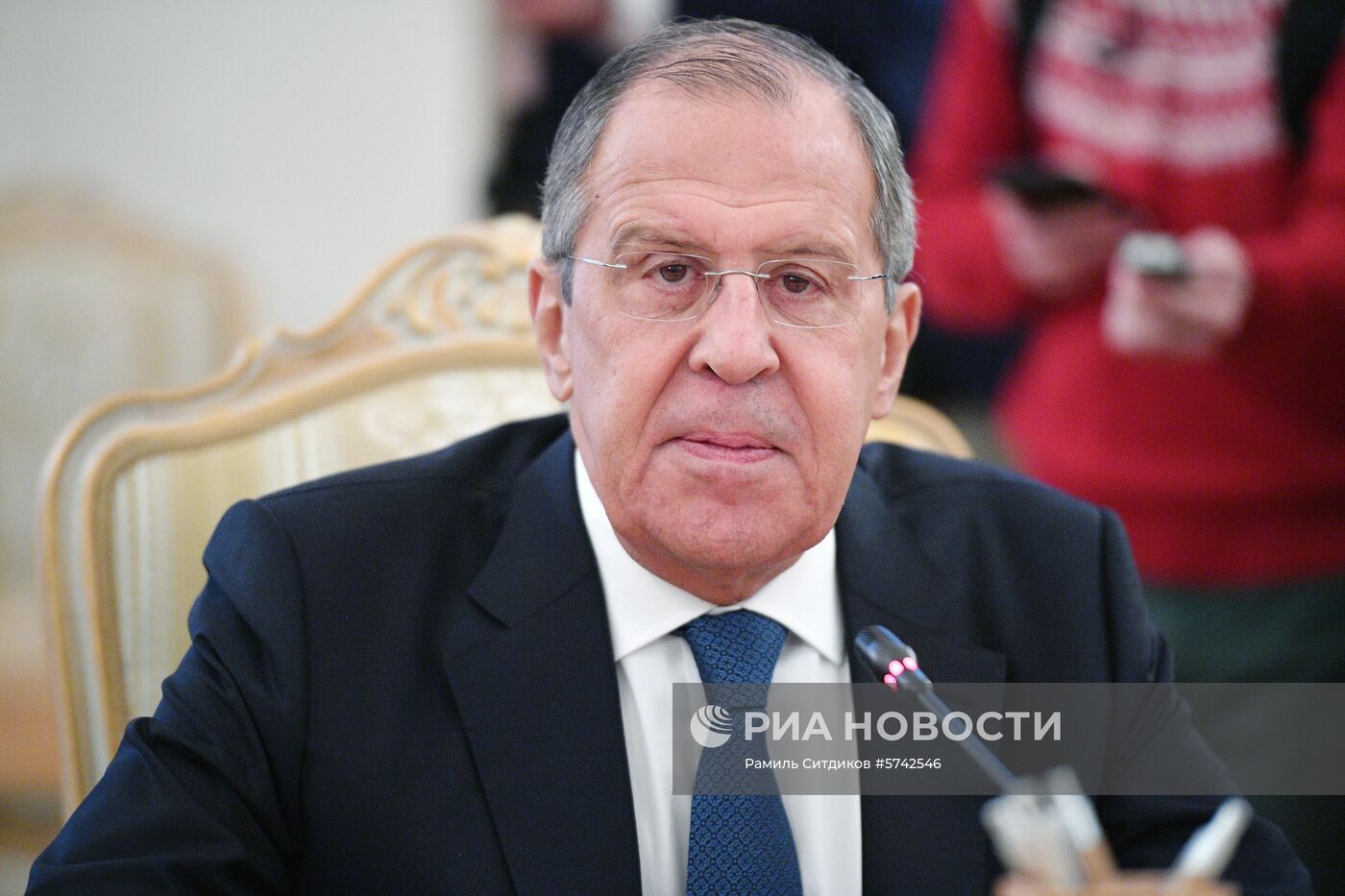 Встреча глав МИД РФ и Пакистана С. Лаврова и Ш. Куреши