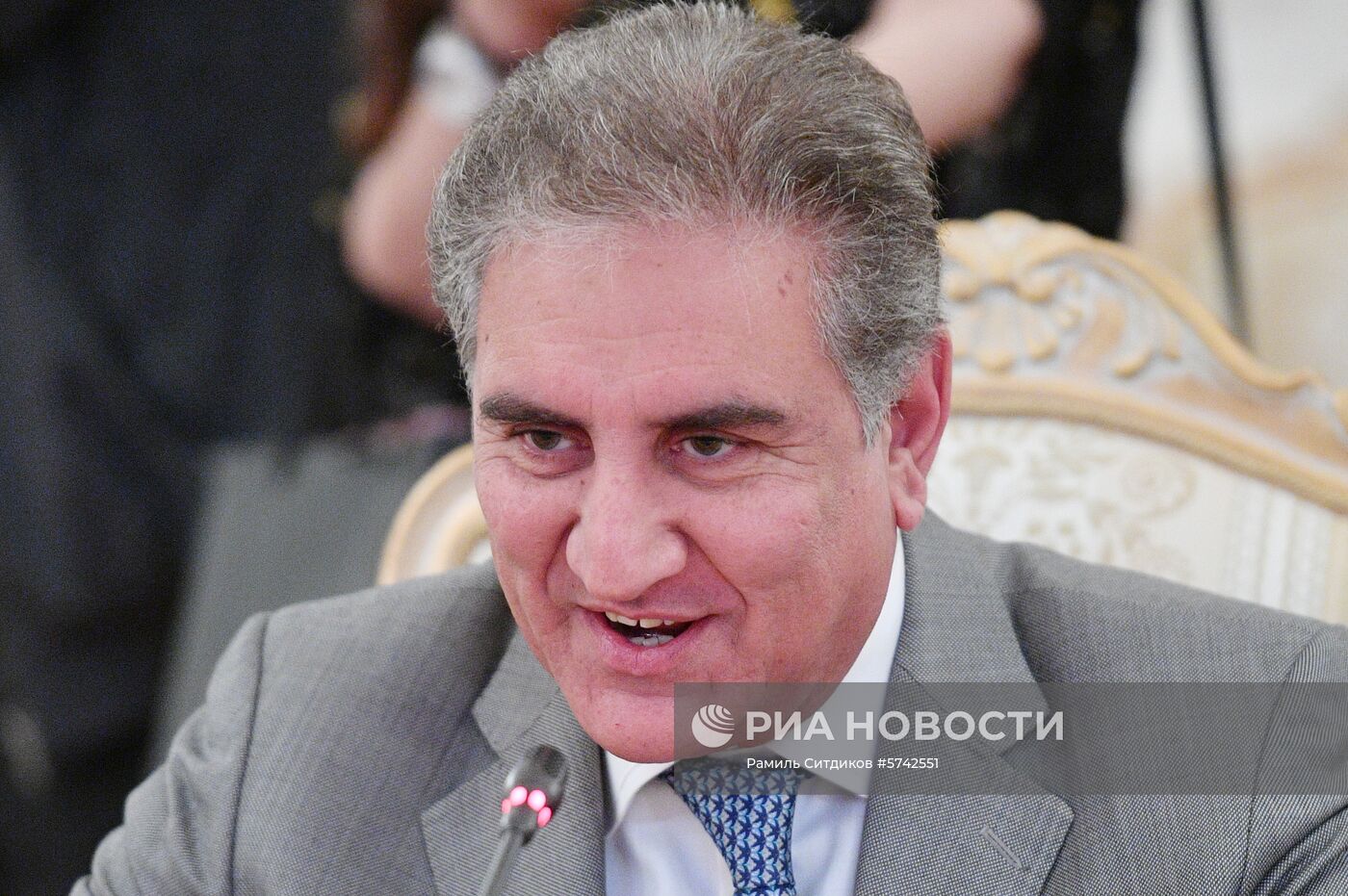 Встреча глав МИД РФ и Пакистана С. Лаврова и Ш. Куреши