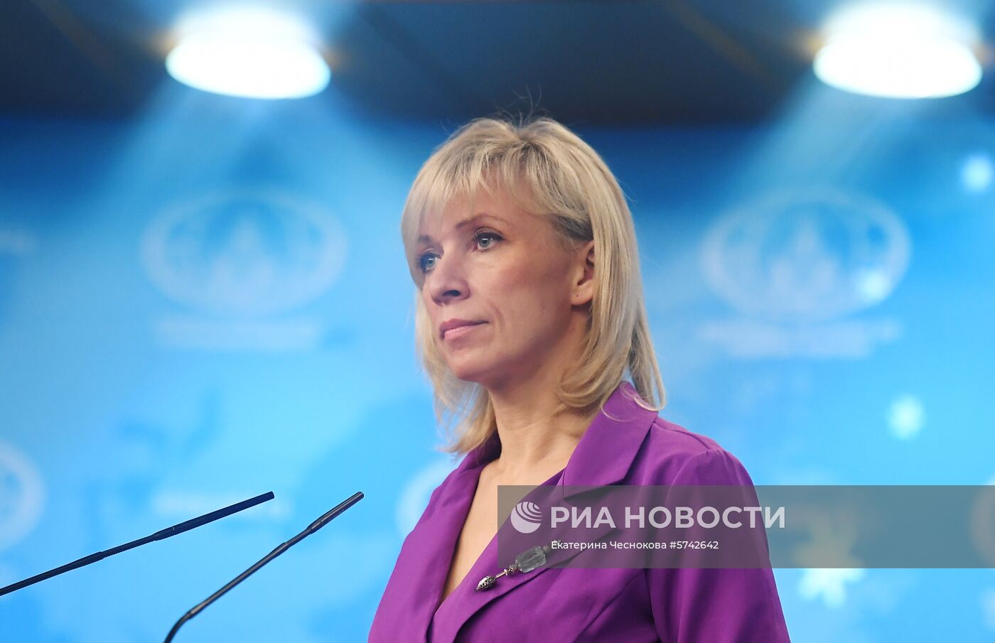 Брифинг официального представителя МИД России М. Захаровой