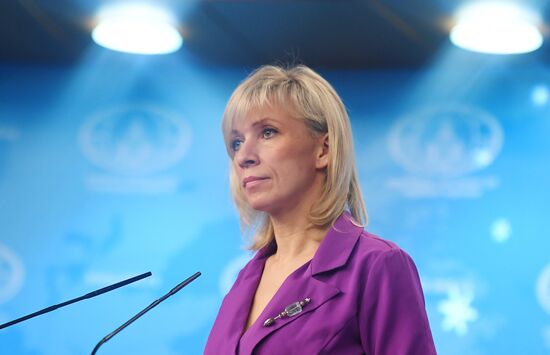 Брифинг официального представителя МИД России М. Захаровой