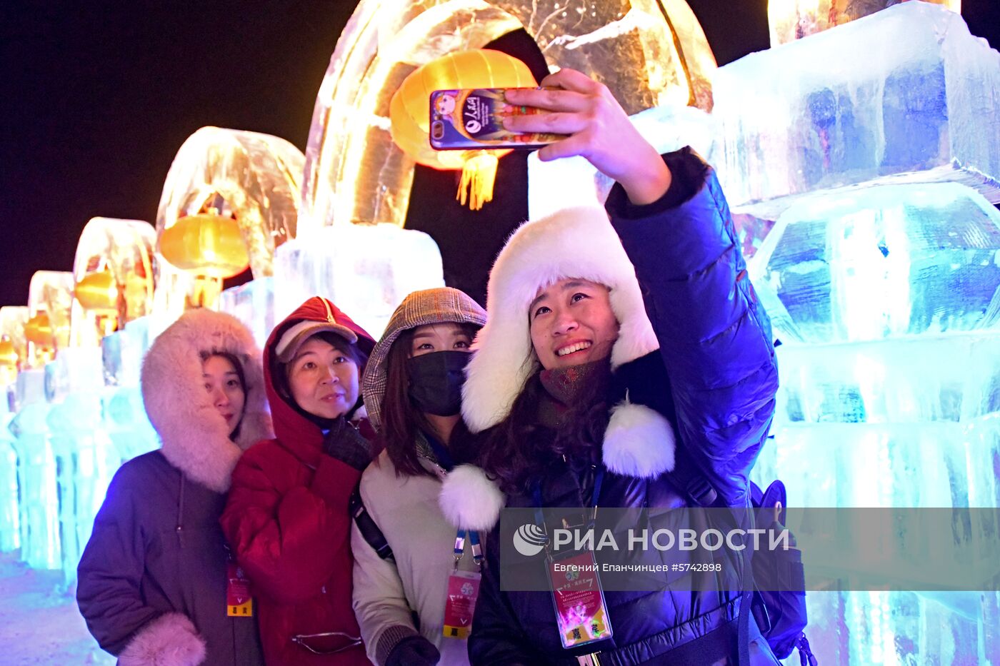 Ледовый городок в Китае