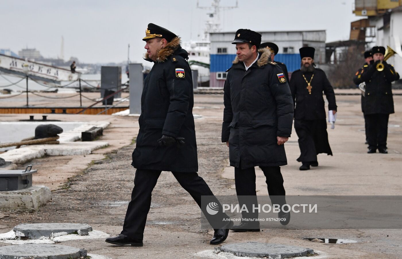 Возвращение фрегата "Адмирал Эссен" в Севастополь