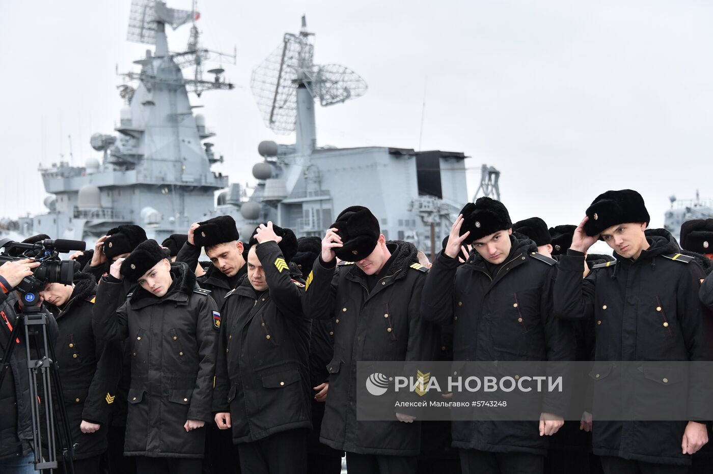 Возвращение фрегата "Адмирал Эссен" в Севастополь