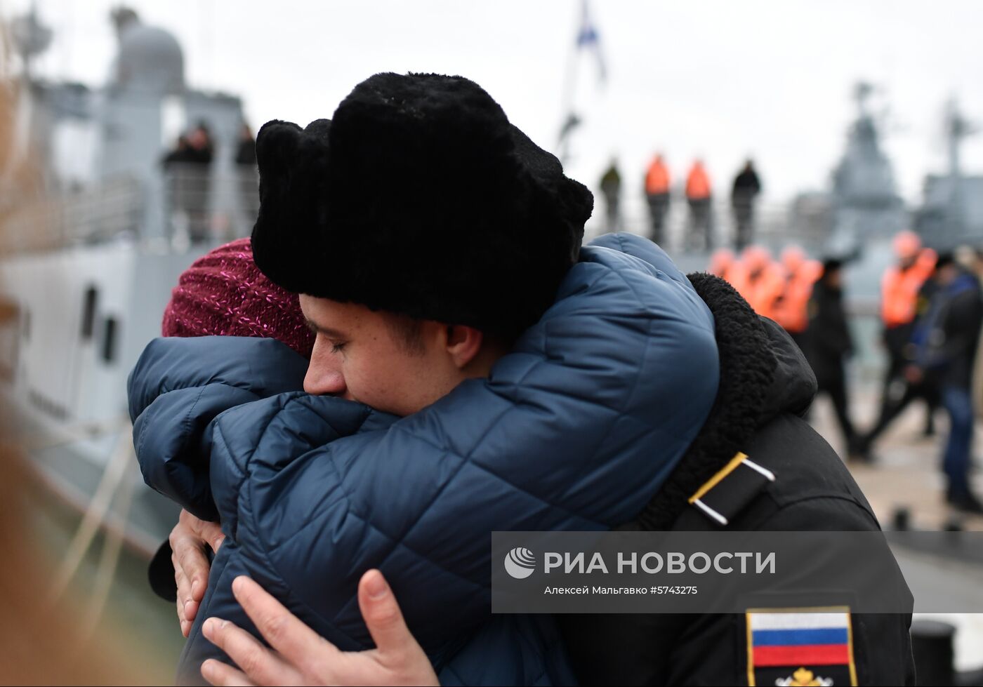 Возвращение фрегата "Адмирал Эссен" в Севастополь