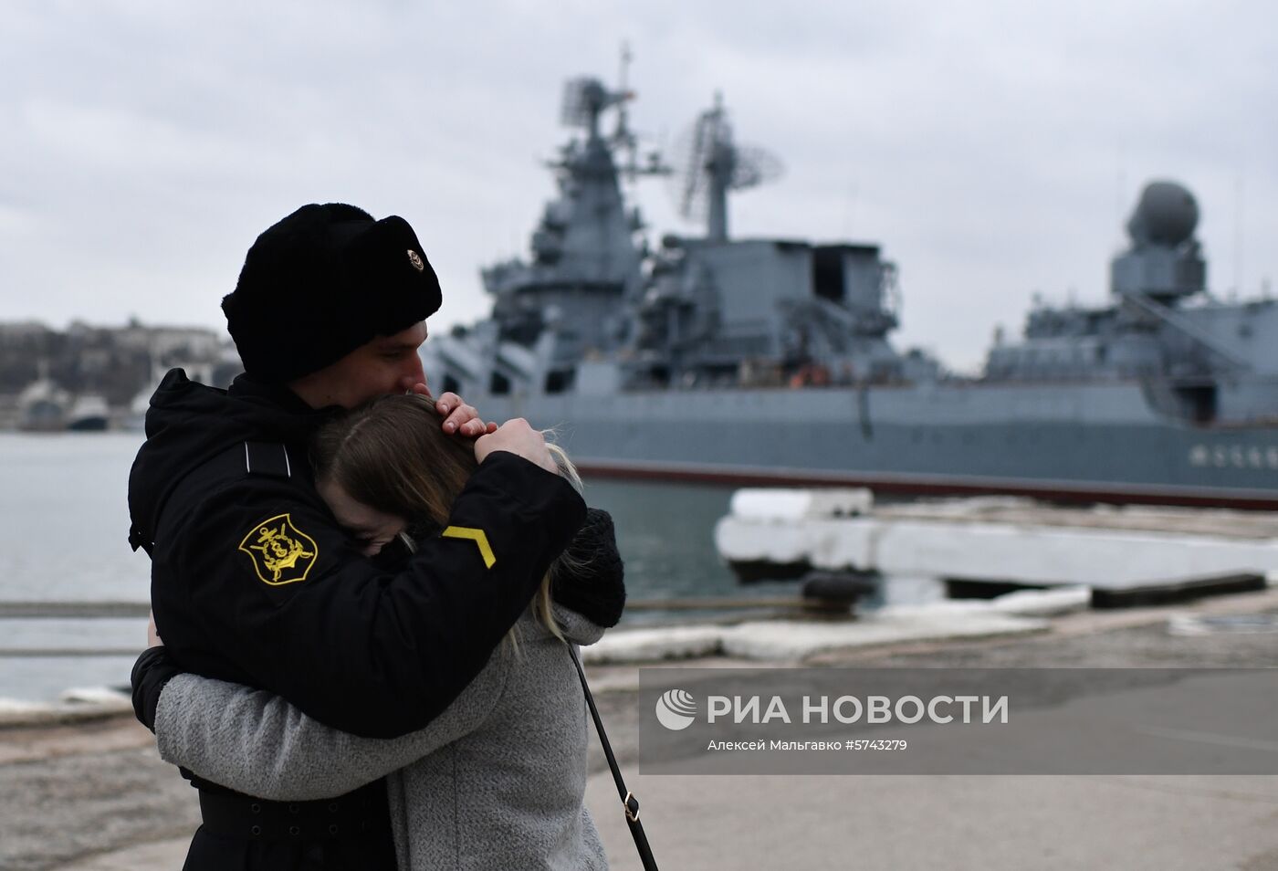 Возвращение фрегата "Адмирал Эссен" в Севастополь