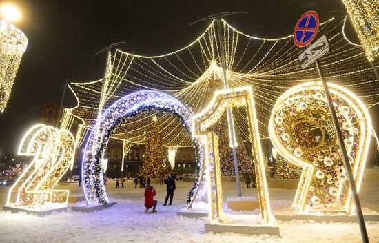 Новогоднее украшение Москвы