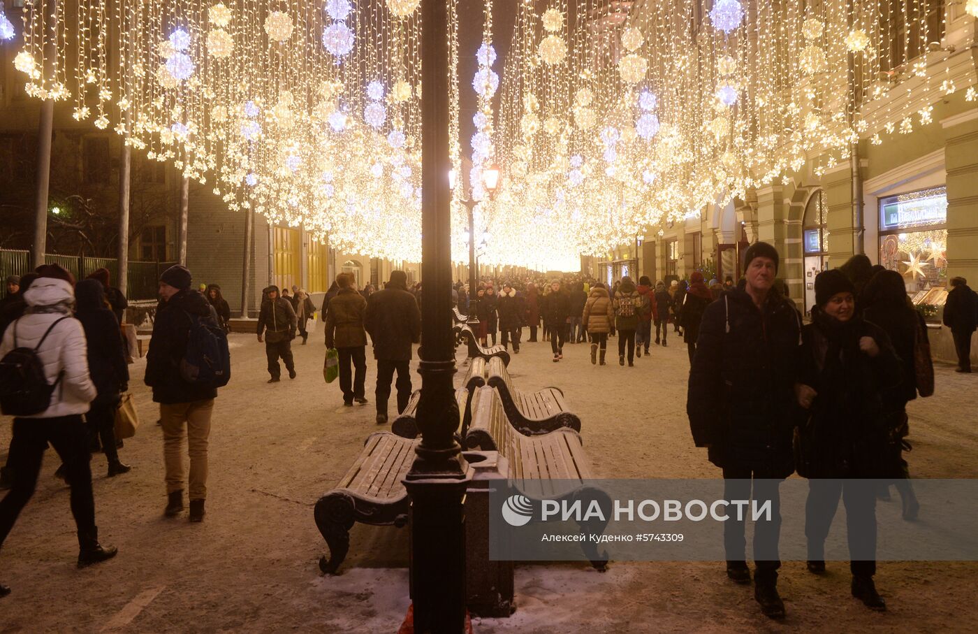 Новогоднее украшение Москвы