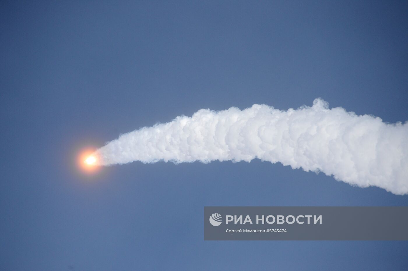 Пуск ракеты «Союз-2.1а» с космодрома «Восточный»