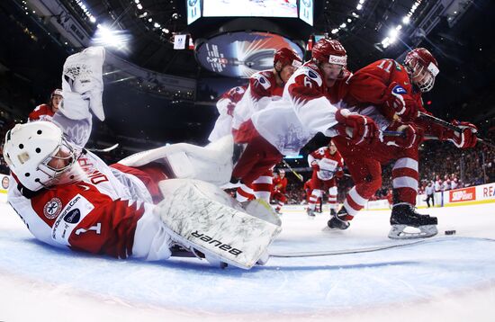 Хоккей. Молодежный чемпионат мира. Матч Россия - Дания