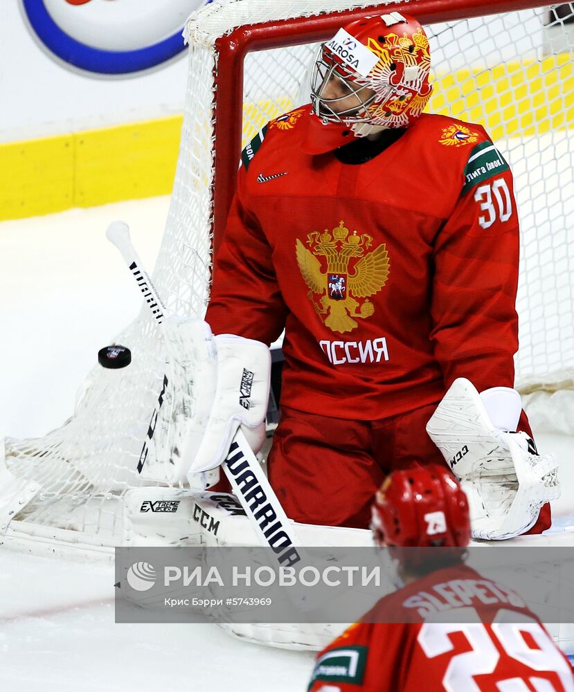 Хоккей. Молодежный чемпионат мира. Матч Россия - Дания