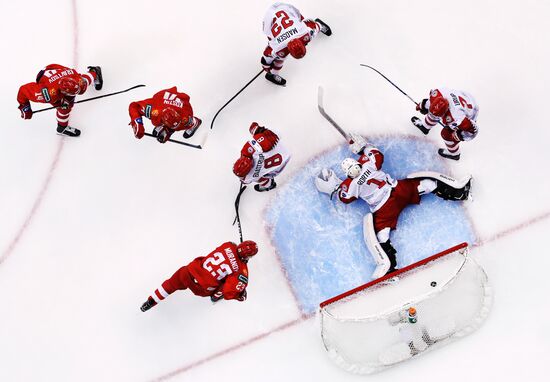 Хоккей. Молодежный чемпионат мира. Матч Россия - Дания