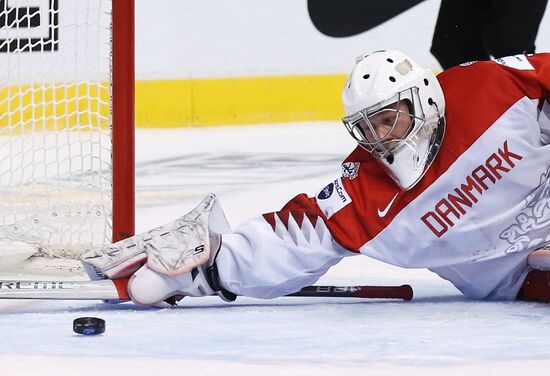 Хоккей. Молодежный чемпионат мира. Матч Россия - Дания