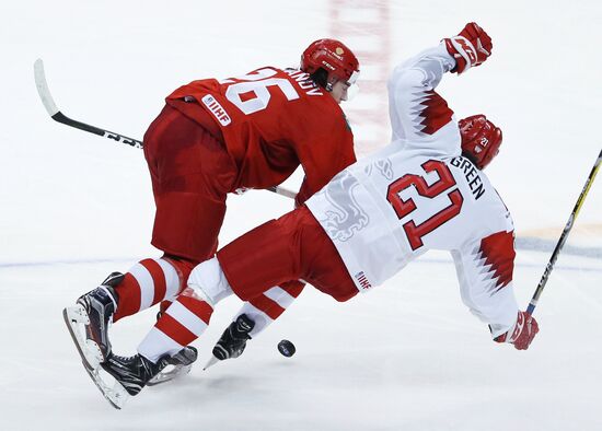 Хоккей. Молодежный чемпионат мира. Матч Россия - Дания