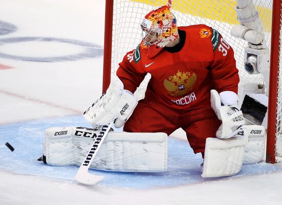 Хоккей. Молодежный чемпионат мира. Матч Россия - Дания