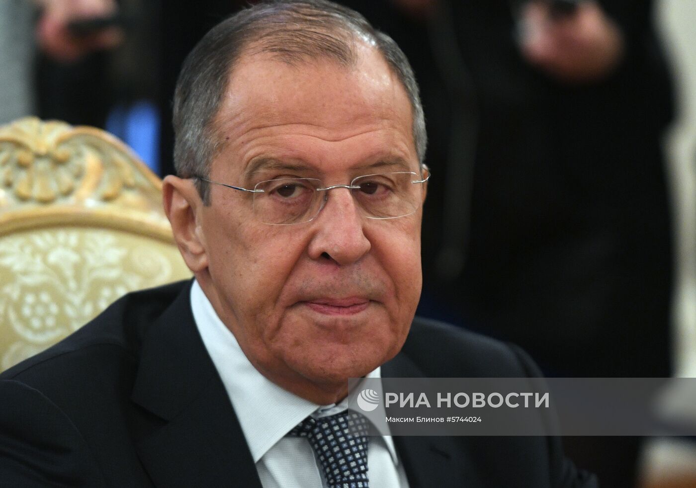 Встреча глав МИД РФ и Иордании С. Лаврова и А. Сафади