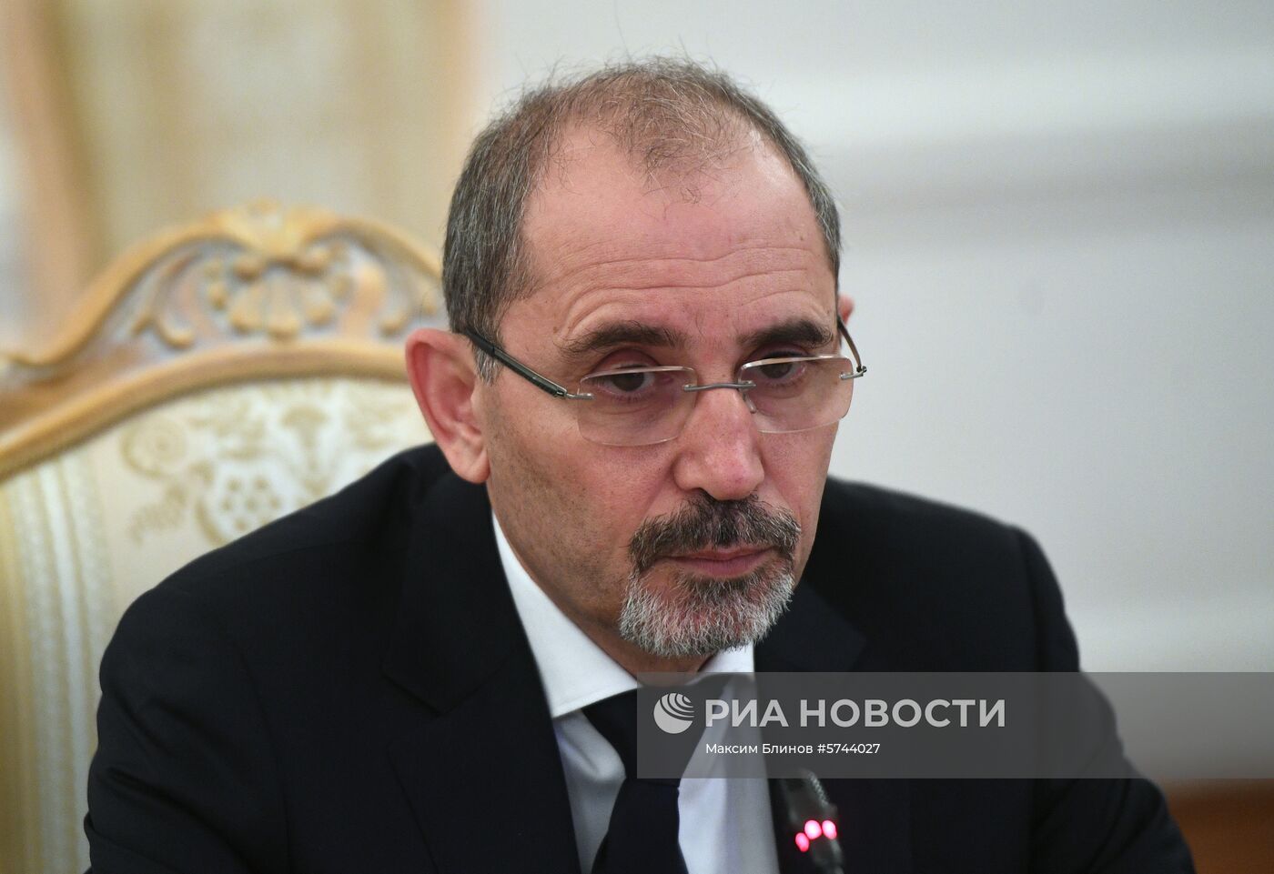 Встреча глав МИД РФ и Иордании С. Лаврова и А. Сафади