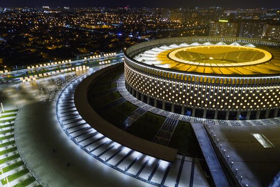 Новогоднее оформление стадиона "Краснодар"