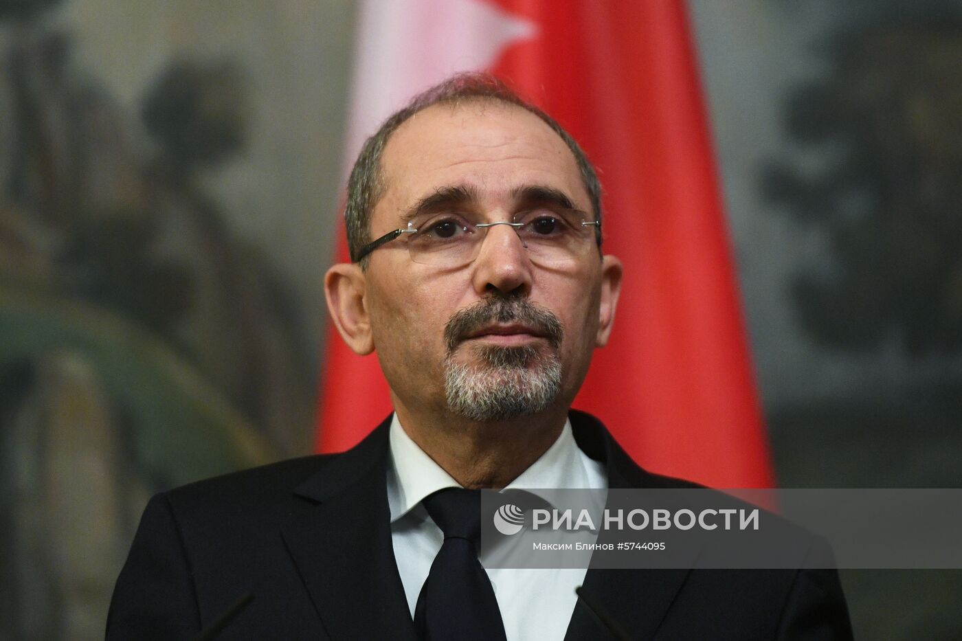 Встреча глав МИД РФ и Иордании С. Лаврова и А. Сафади