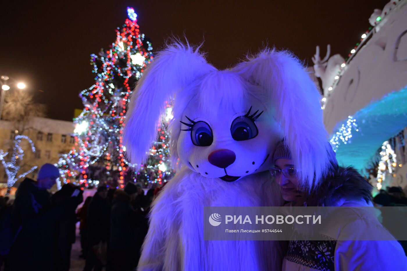 Открытие ледового городка в Екатеринбурге