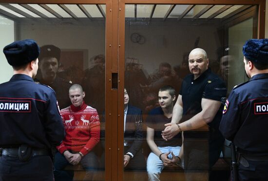 Оглашение приговора М. Марцинкевичу