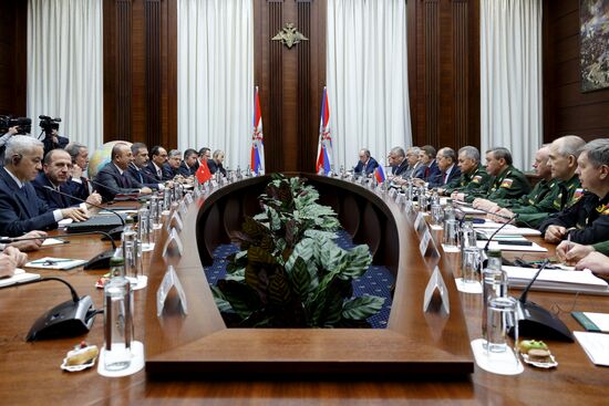 Встреча министров иностранных дел и обороны России и Турции