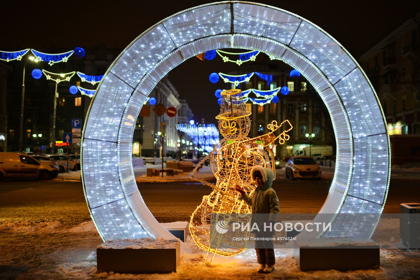 Новогоднее оформление Ростова-на-Дону