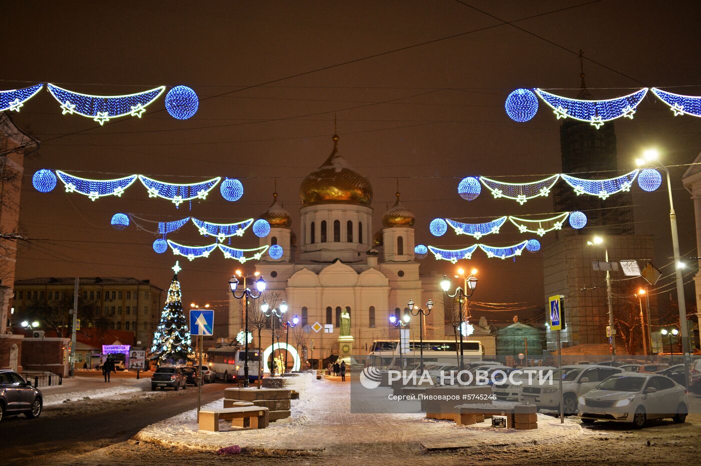 Новогоднее оформление Ростова-на-Дону