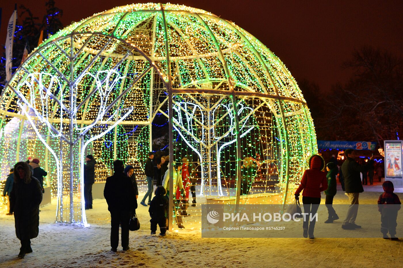 Новогоднее оформление Ростова-на-Дону