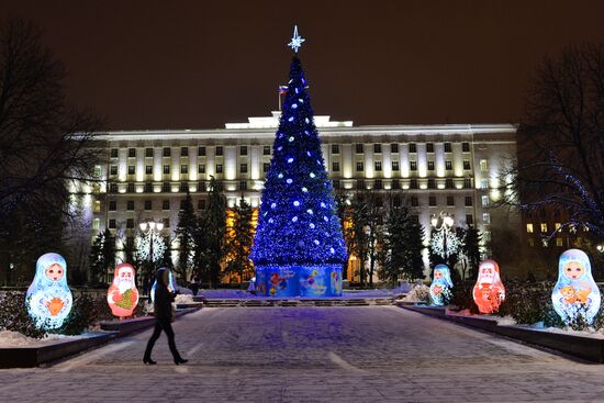 Новогоднее оформление Ростова-на-Дону