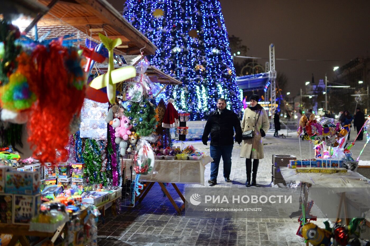 Новогоднее оформление Ростова-на-Дону