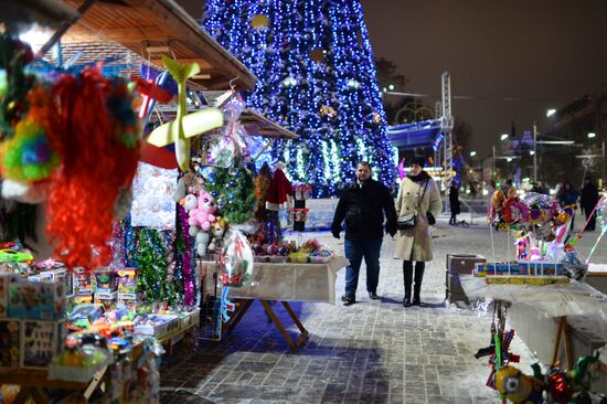 Новогоднее оформление Ростова-на-Дону