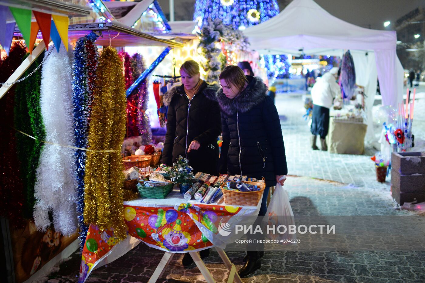 Новогоднее оформление Ростова-на-Дону