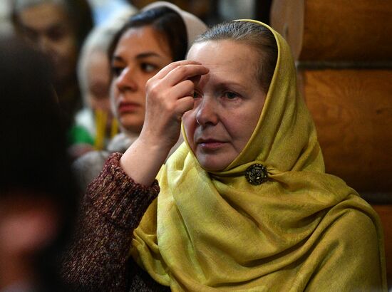 Освящение храма Всех Преподобных Отцев Киево-Печерских в Москве