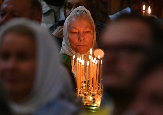 Освящение храма Всех Преподобных Отцев Киево-Печерских в Москве