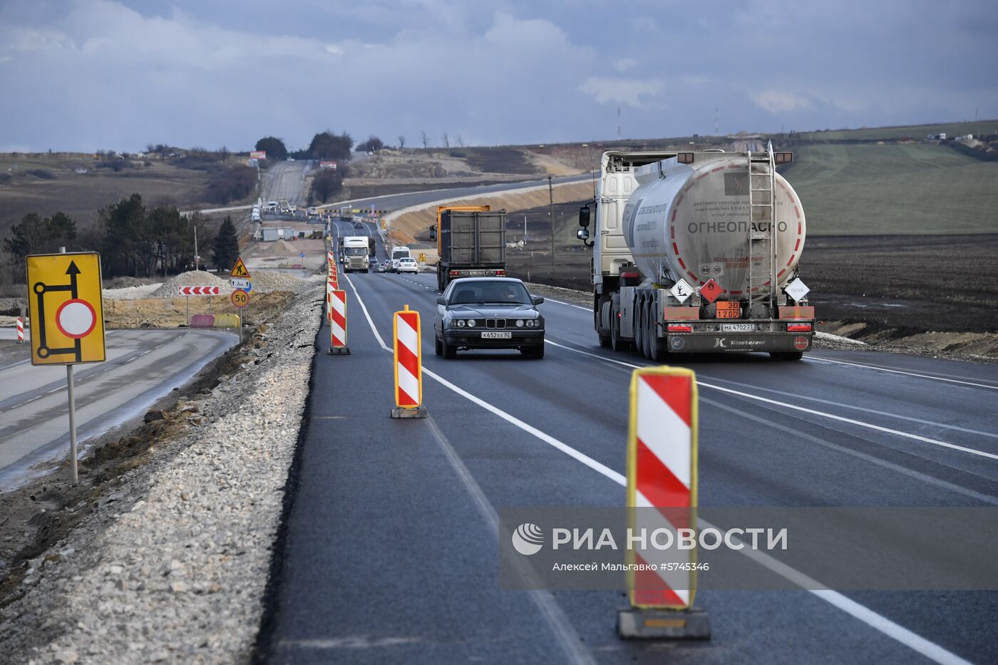Открытие движения по первой очереди трассы "Таврида"