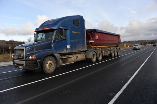Открытие движения по первой очереди трассы "Таврида"