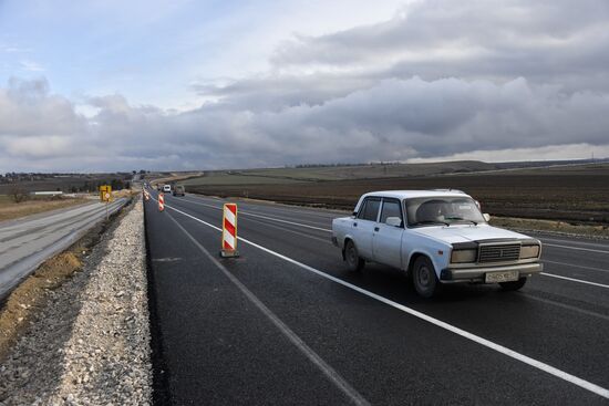 Открытие движения по первой очереди трассы "Таврида"