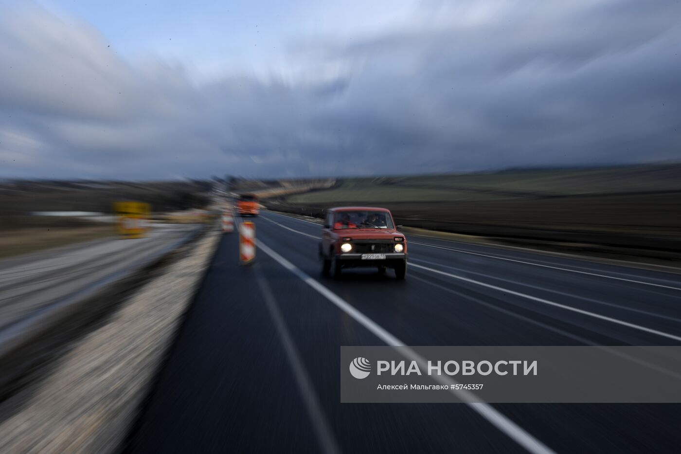 Открытие движения по первой очереди трассы "Таврида"