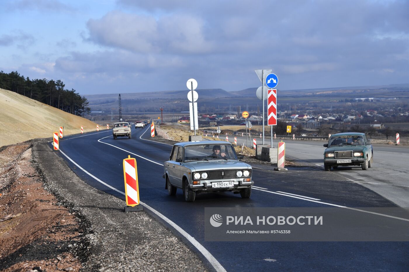 Открытие движения по первой очереди трассы "Таврида"