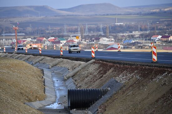 Открытие движения по первой очереди трассы "Таврида"