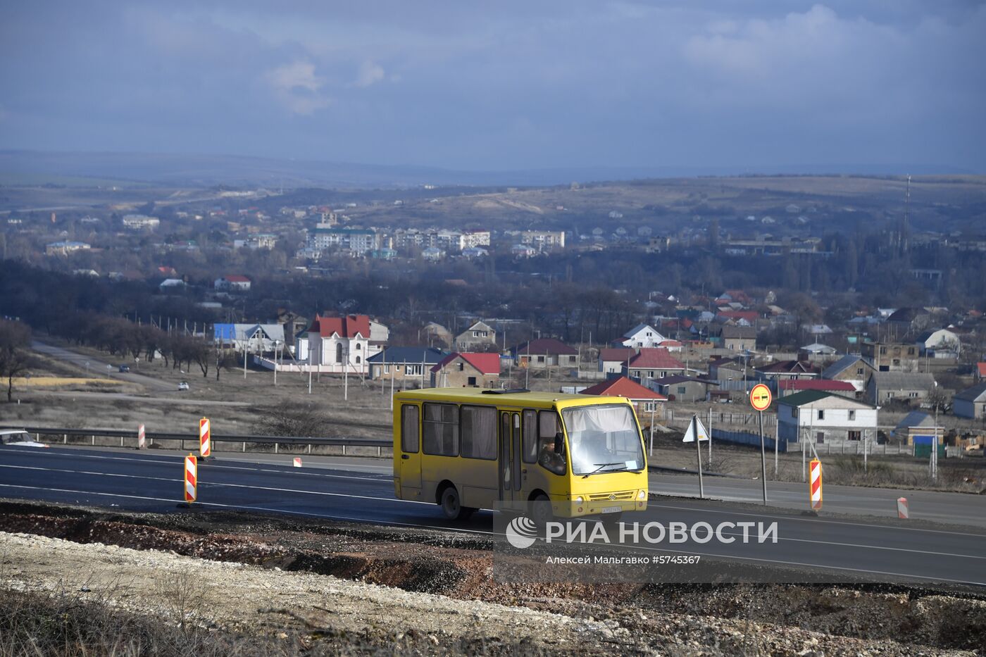 Открытие движения по первой очереди трассы "Таврида"