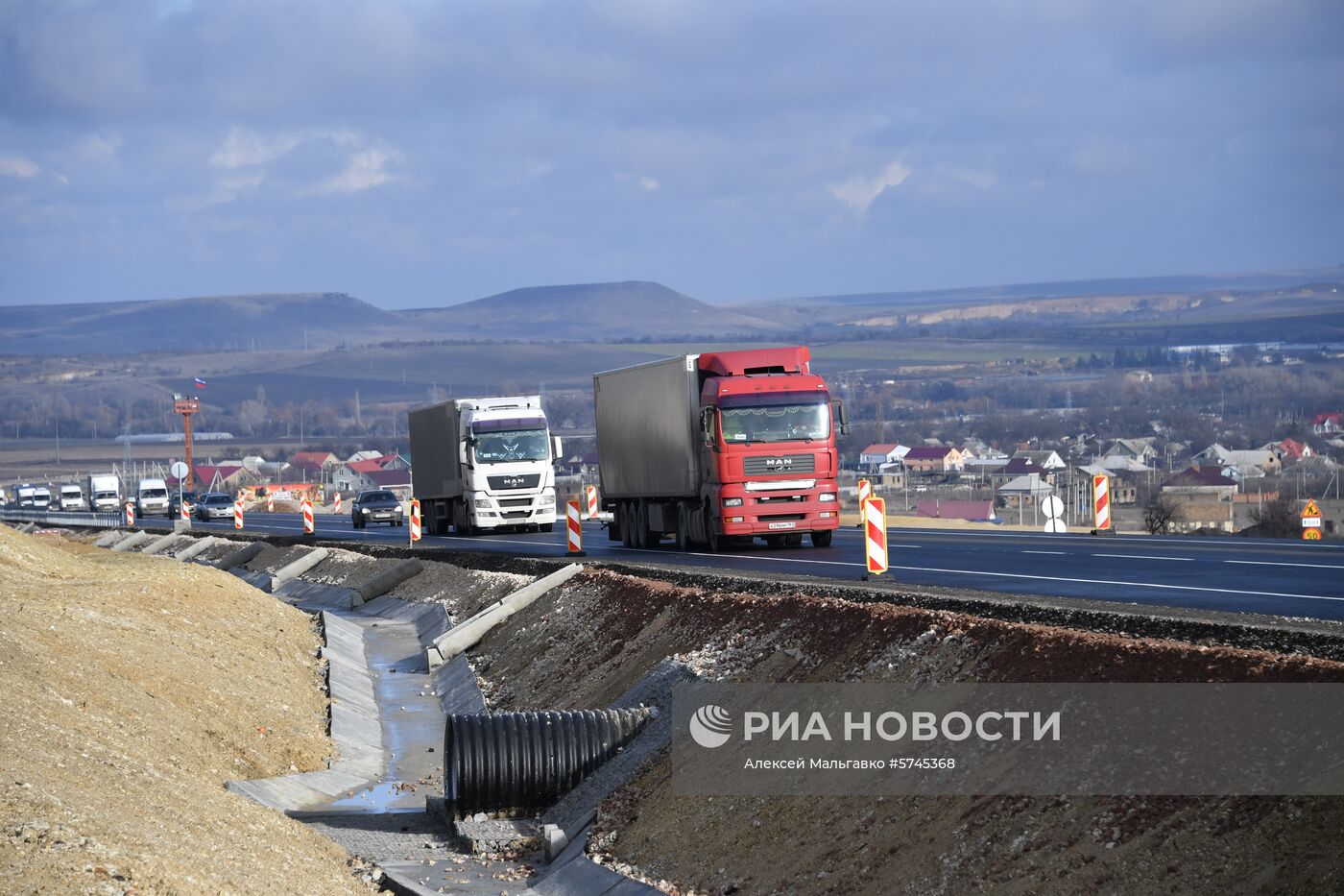 Открытие движения по первой очереди трассы "Таврида"