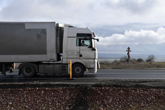 Открытие движения по первой очереди трассы "Таврида"