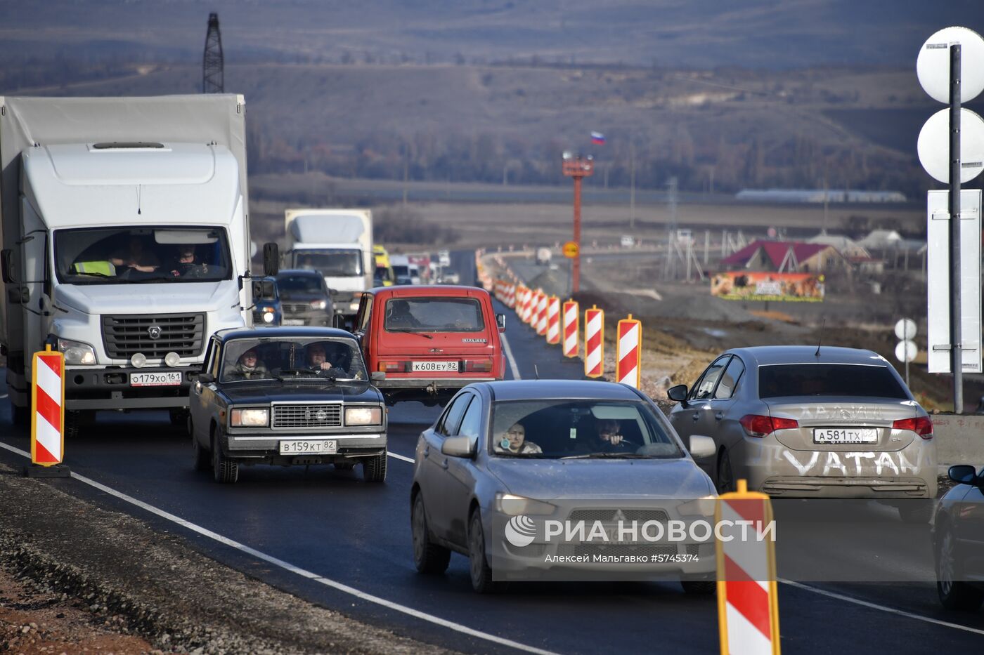 Открытие движения по первой очереди трассы "Таврида"