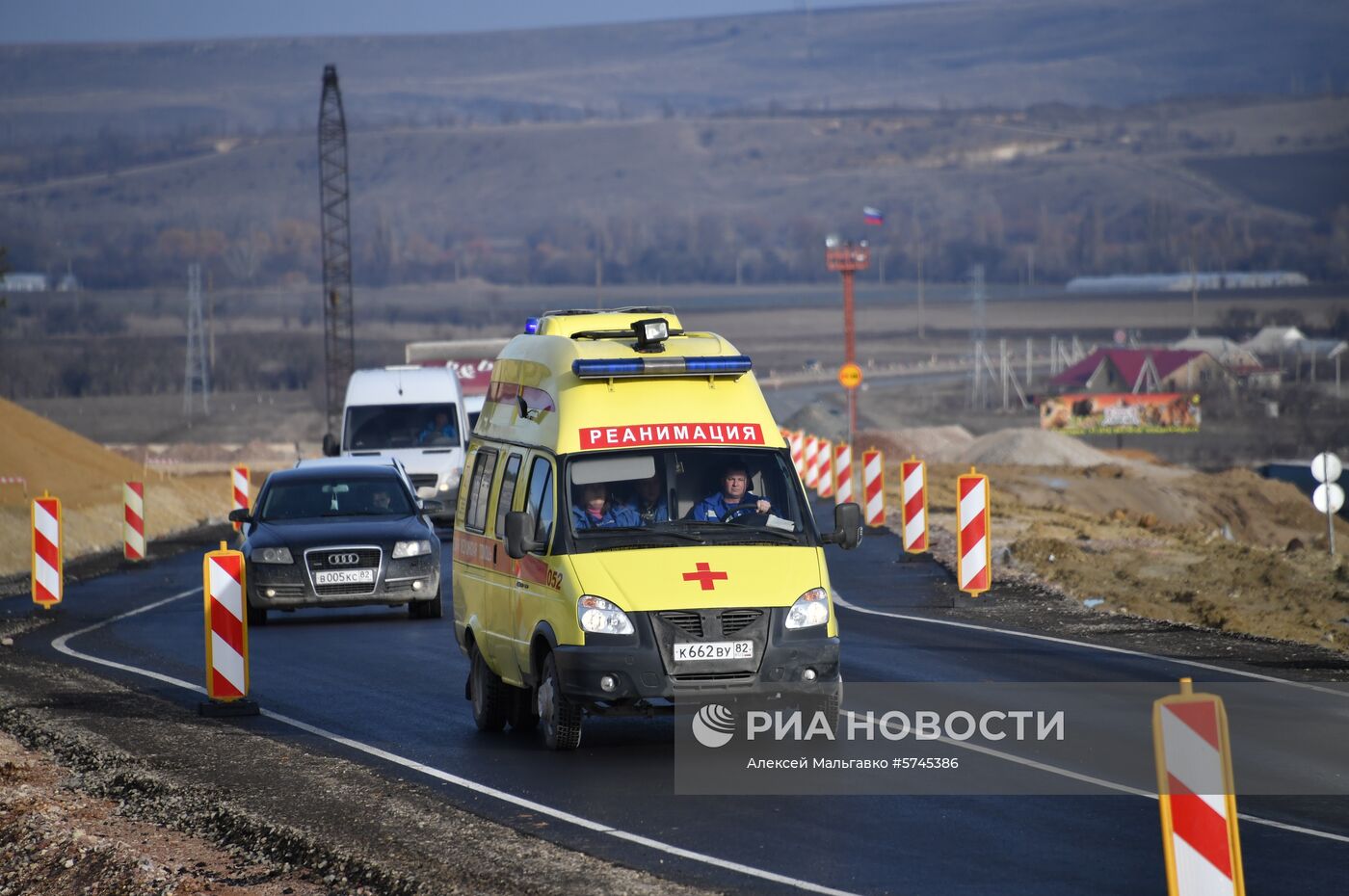 Открытие движения по первой очереди трассы "Таврида"