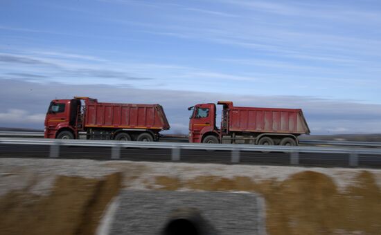 Открытие движения по первой очереди трассы "Таврида"