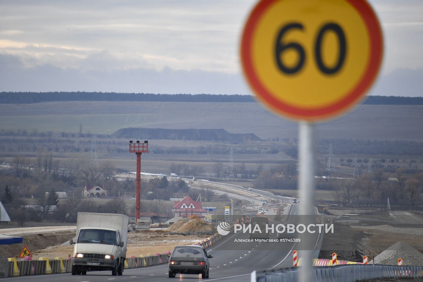 Открытие движения по первой очереди трассы "Таврида"
